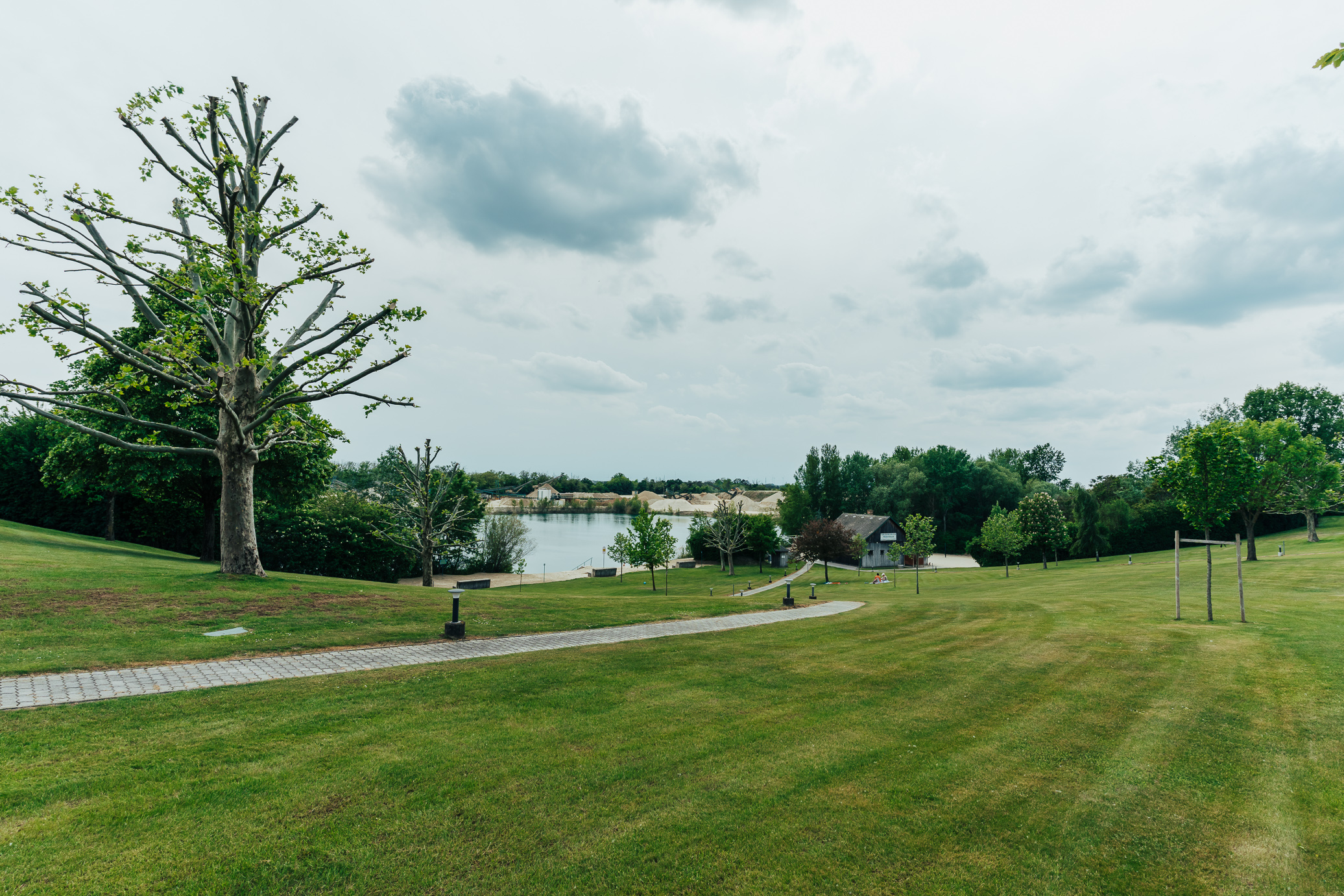 Grünanlage Sportplatz Riedmüller – Badeteich Lassee